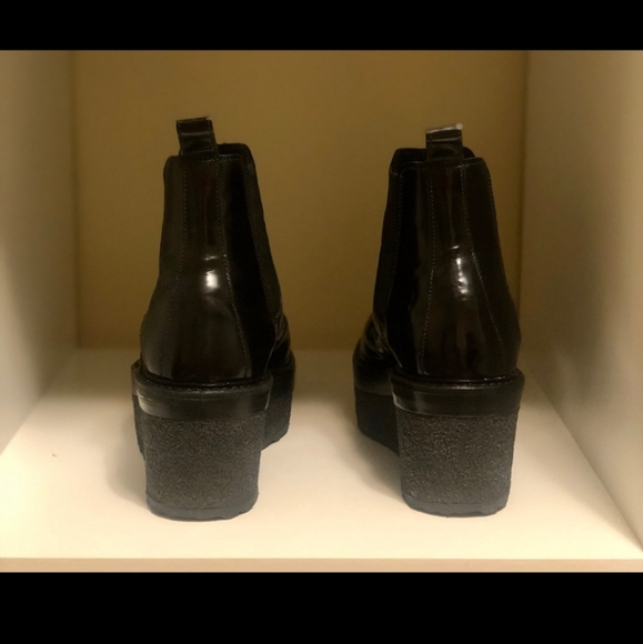 Pierre Hardy Platform Patent Leather Booties - Picture 6 of 8